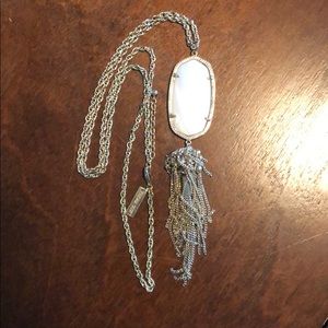 Kendra Scott Rayne gold long pendant necklace